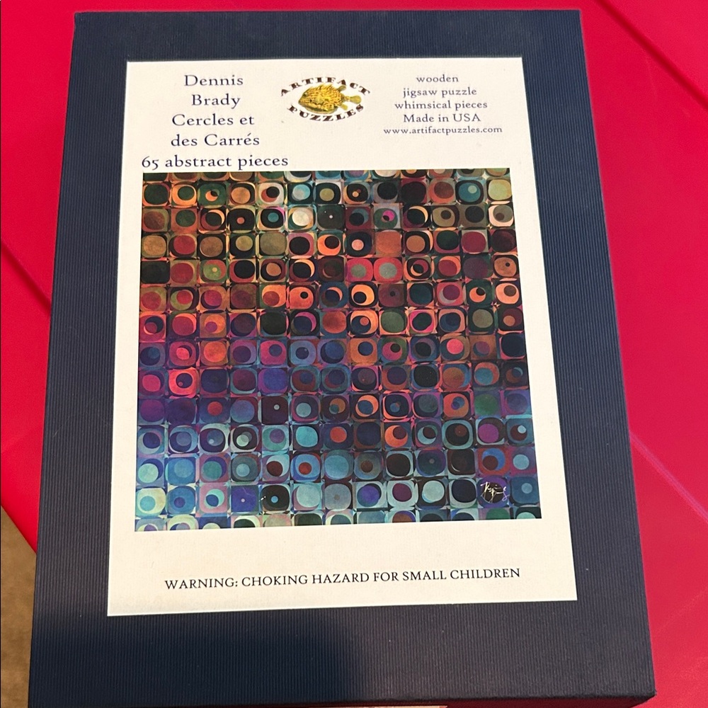 Dennis Brady Circles and Squares Puzzle - Multicolor